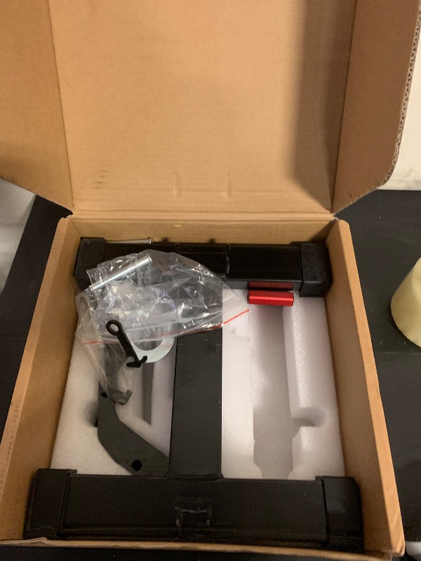 Photo 1 of **INCOMPLETE** POLARBEAR Dirt Bike Stand Quick Jack Hydraulic Stand Motorcycle Low Profile Jack Portable Aluminum 1200Lbs Capacity for Pit Bike Cleaning and Repair(Red)