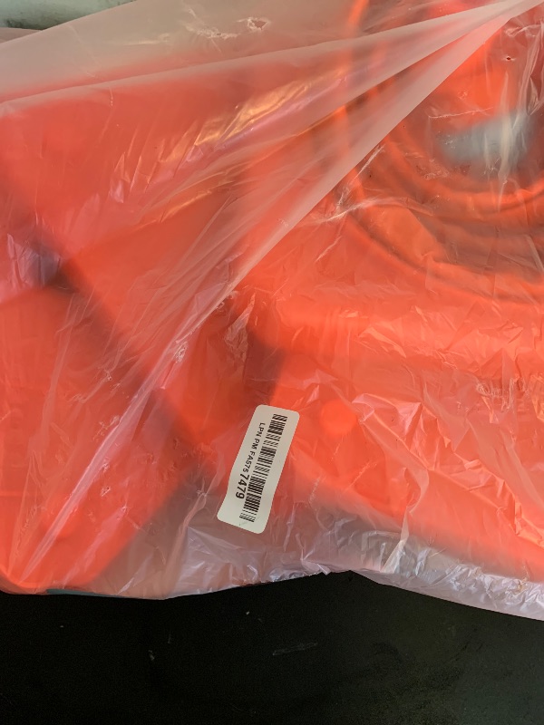 Photo 1 of [4 Pack]28 Inch Collapsible Traffic Safety Cones - Parking Cones with Reflective Collars, Orange Safety Cones for Parking lot, Driveway, Driving Training etc