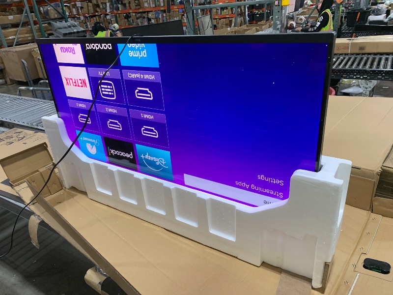 Photo 1 of Roku Smart TV – 55-Inch Pro Series 4K QLED RokuTV with Backlit Roku Voice Remote Pro, Dolby Vision IQ, 120Hz Refresh Rate – Live Local News, Sports, Gaming