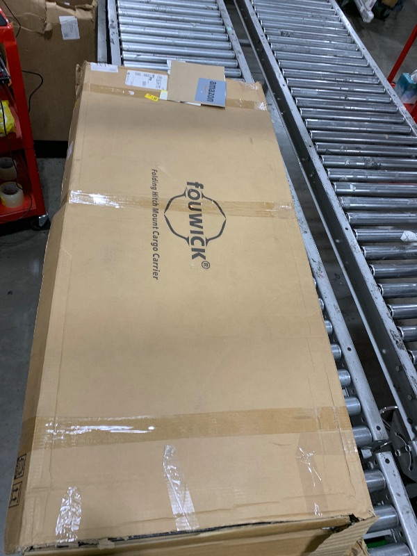 Photo 1 of 59X20inch Car Rear Luggage Box Trailer Basket Car Luggage Rack Car Pull Cargo Travel Rack 500 Lbs Capacity 2-in Adapter Shank