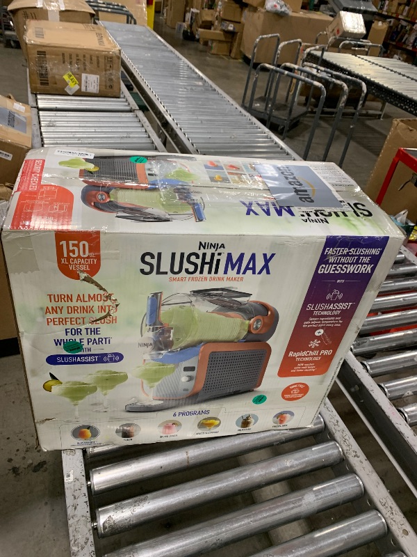 Photo 1 of Ninja SLUSHi Max XXL Smart Frozen Drink Maker | Top Performance & Smart Technology, Party-Size 150oz Capacity, No Ice Needed, 6 Programs, Ideal Temp & Texture up to 12 hours | Peach FS605