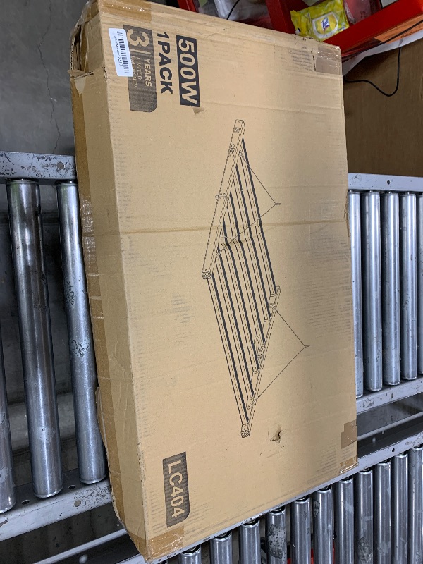 Photo 1 of LED Grow Light, 500W Grow Lights for Indoor Plants, Full Spectrum Growing Light Plant Foldable & Hanging Growing Lamps, Daisy Chain Dimmable Grow Lamp, Commercial for 4x4ft Coverage in Grow Tent