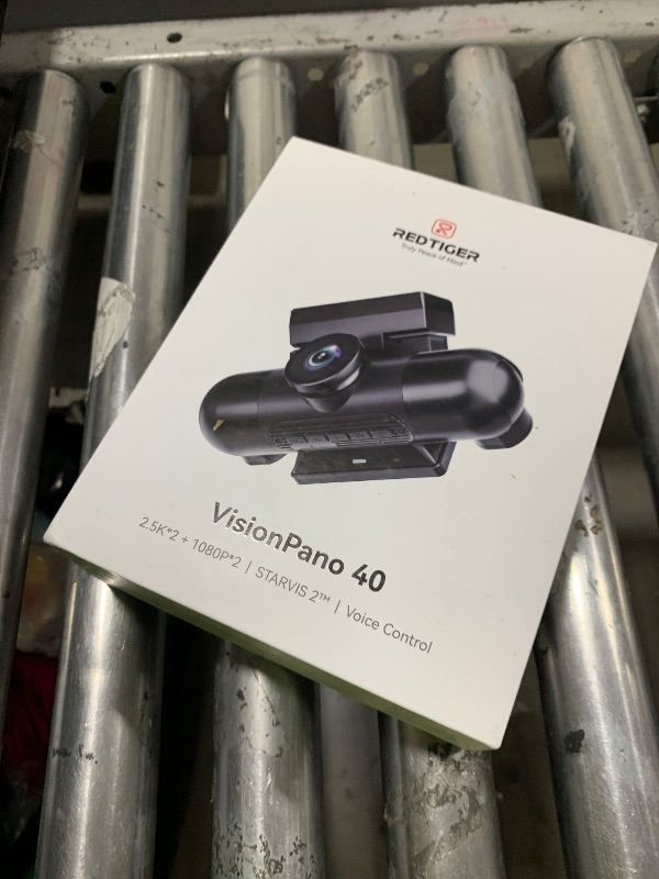 Photo 1 of REDTIGER 4 Channel 360° View Dash Cam, Dual STARVIS 2, 2.5K*2+1080P*2 Dashcam Front and Rear Inside Left Right, 5.8GHz WiFi, 8 IR Lights Night Vision, 4 Adjustable Lenses, Included 128GB Card (VP40)