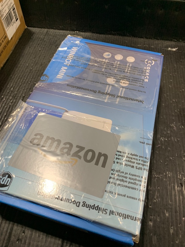 Photo 1 of ECOVACS WINBOT Mini Window Cleaning Robot - Compact Design, Dual Nozzles with Ultrasonic Spray, 9-Stage Protection System, Intelligent Path Planning, 3 Cleaning Modes, Anti-Slipping System