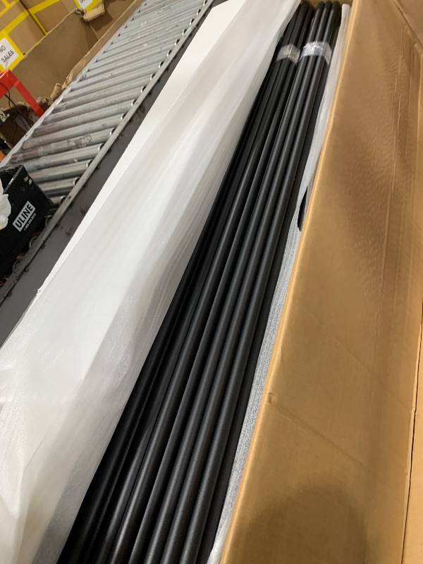 Photo 1 of BOX 2 OF 2 NOT A COMPLETE SET/ BLACK METAL RODS