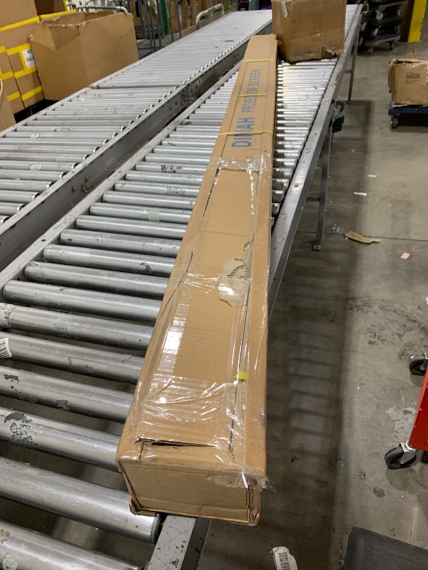 Photo 1 of DINAH 120 Inch Electric Projector Screen with Remote, Automatic Air Indoor Drop Down, Motorized 4K 3D HD Projection for Movies