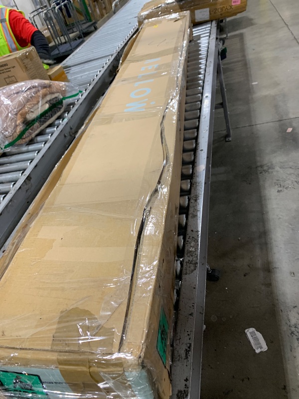 Photo 1 of Mellow Naturalista Classic 16 Inch Solid Wood Platform Bed with Wooden Slats, White, Queen