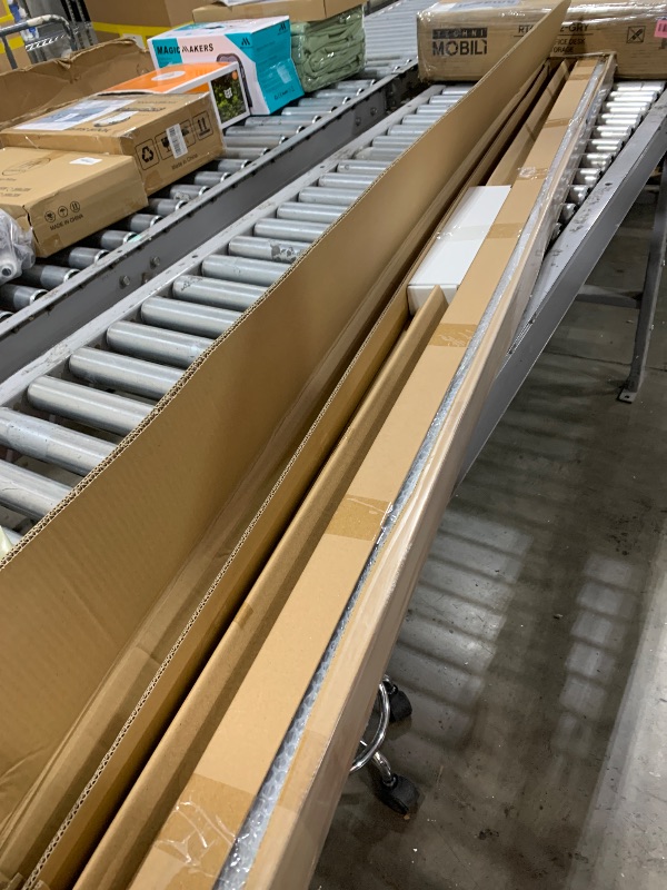 Photo 1 of COSHOMER Sliding Closet Door for 72" x 80" Opening with Hardware Kit Included, Door Panels Need to Assemble, K Frame, White