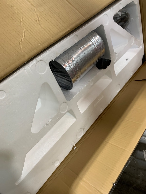 Photo 1 of JOCO 36 Inch Wall Mount Range Hood, 900 CFM Stainless Steel Kitchen Chimney Vent Hood, Convertible for Ducted or Ductless Installation, 4-Speed Knob Control P02-36K