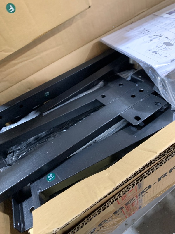 Photo 1 of Rolanstar Bed Frame Queen Size with USB Charging Station, LED Bed Frame with Wood Storage Headboard, Light Grey Metal Platform Bed with Under Bed Storage, No Box Spring Needed, Noise Free