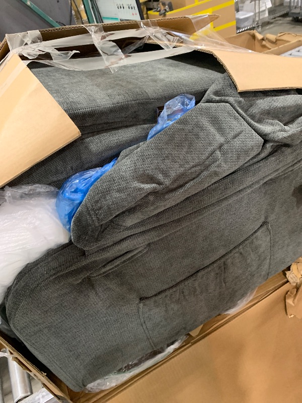 Photo 1 of Attalee Velvet Rocker Recliner for Adults, Overstuffed Manual Recliner Chair with Spring Cushion, Rocking Chair with Side Pockets, Nursery Glider Recliner Single Sofa for Living Room (Medium, Khaki)