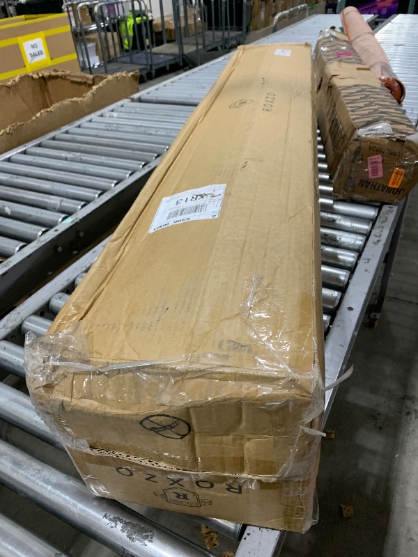 Photo 1 of Roxzo Folding Mattress Queen Size,6 inch Tri-fold Memory Foam Mattress Topper with Washable Cover, Non-Slip Bottom Guest Bed Queen Size, 78" x 58" x 6"