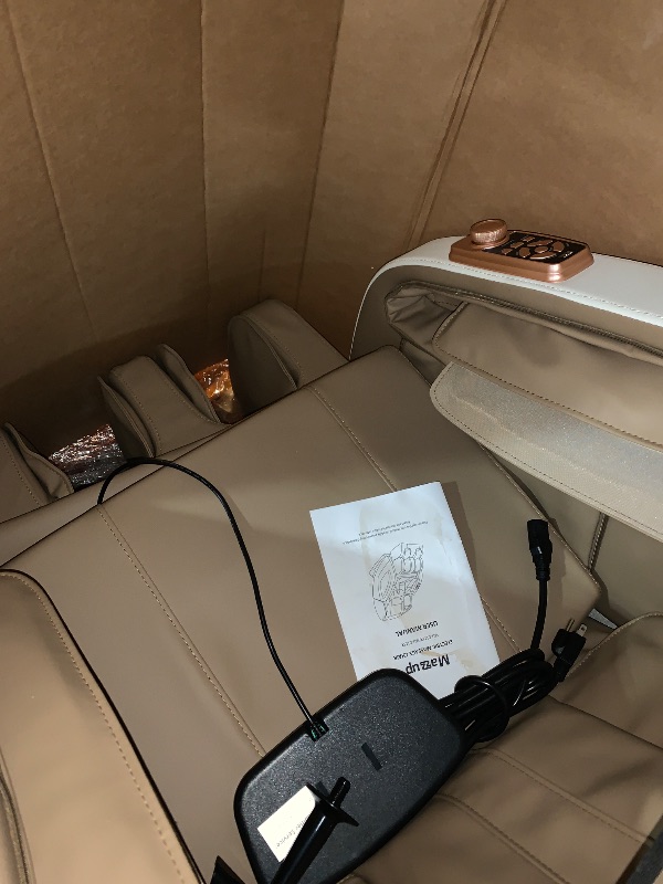 Photo 1 of Mazzup Massage Chair Full Body with Heat, Full Body Zero Gravity Shiatsu Massage Chair, Kneading Recliner w/ 20 Auto Modes, Foot Massage, Bluetooth, USB Charging Port, Touch Screen Controller