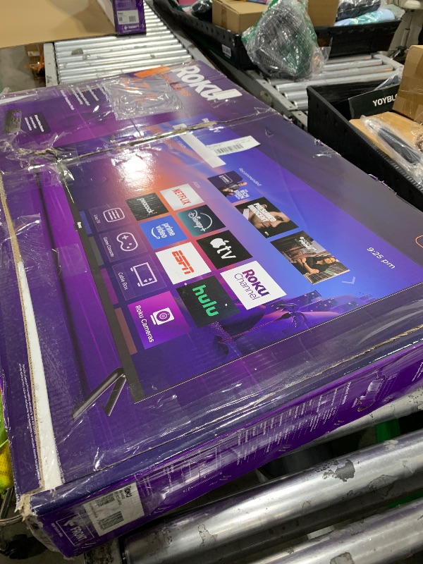 Photo 1 of SCREEN IS BORKEN PARTS ONLY
USED NO POWER CORD UNABLE TO TEST Roku Smart TV 2025 – 43-Inch Select Series, 4K HDR TV – RokuTV with Enhanced Voice Remote – Flat Screen LED Television with Wi-Fi for Streaming Live Local News, Sports, Family Entertainment