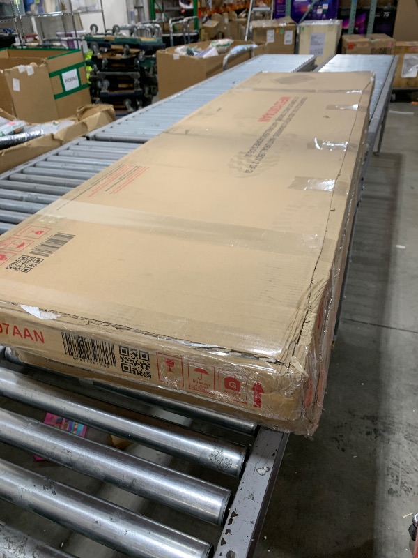 Photo 1 of Merax Full Size Wood Daybed with Safety Fence Guardrails and 2 Spacious Drawers, Convertible Floor Bed Daybed for Kids,Adults,Natural