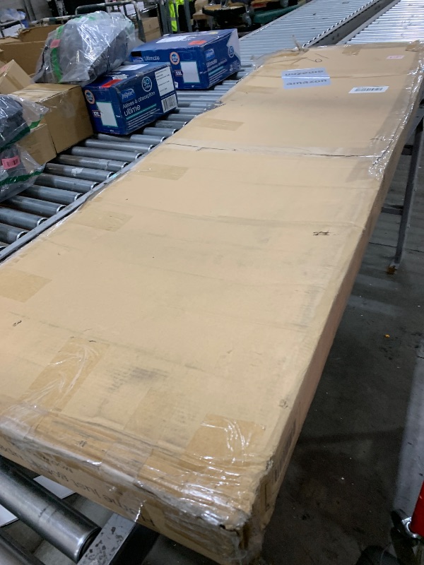 Photo 1 of Modway Lily Tufted Linen Fabric Upholstered King Headboard in Gray