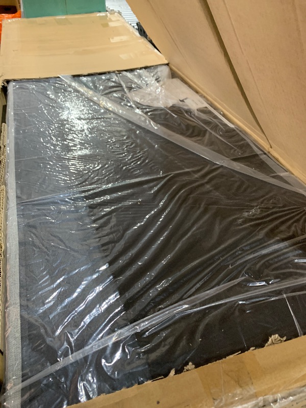 Photo 1 of Modway Lily Tufted Linen Fabric Upholstered King Headboard in Gray