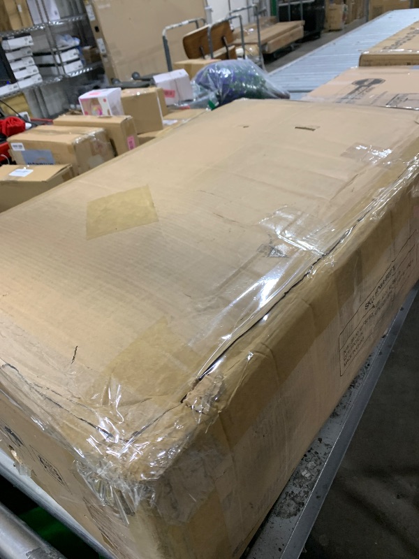 Photo 1 of LITTLE TREE Dining Table for 6 People, Wooden Dining Table, Rectangle Table with Heavy Duty Legs, Modern Dining Table for Kitchen, Dining Room, Light Brown