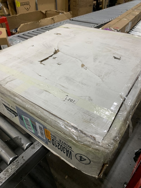 Photo 1 of 30" WHITE BATHROOM VANITY