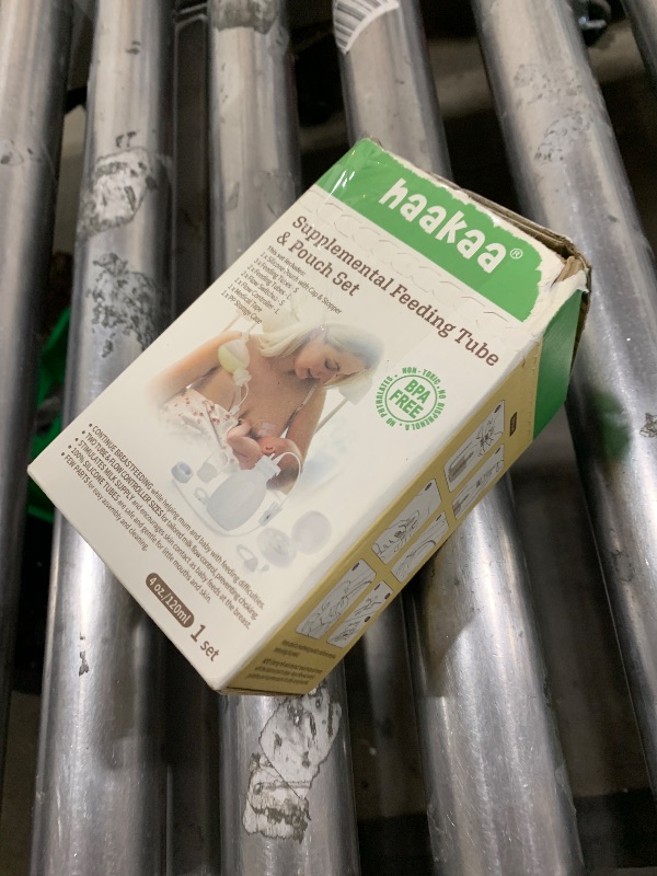 Photo 1 of haakaa Supplemental Feeding Tube & Pouch Set, Baby Supplemental Nursing System, SNS Breastfeeding System, Food Grade Silicone, New Upgraded Design with Dual Tube Flow Control