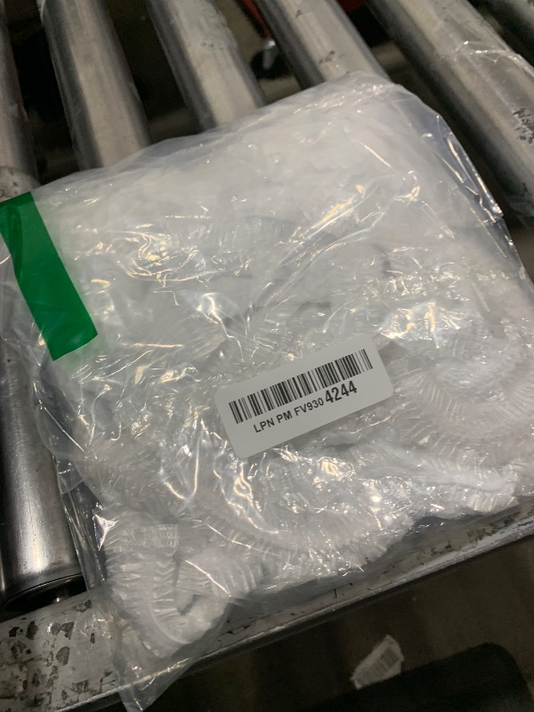 Photo 1 of 100 Pcs Dog Shower Cap Dog Ear Covers for Bathing Disposable Pet Shower Caps Plastic Overhanging Dog Ear Protection Cats Ear Drops Guard for Kitten Puppy Small Pets Bath Clear Waterproof (100 Pcs)