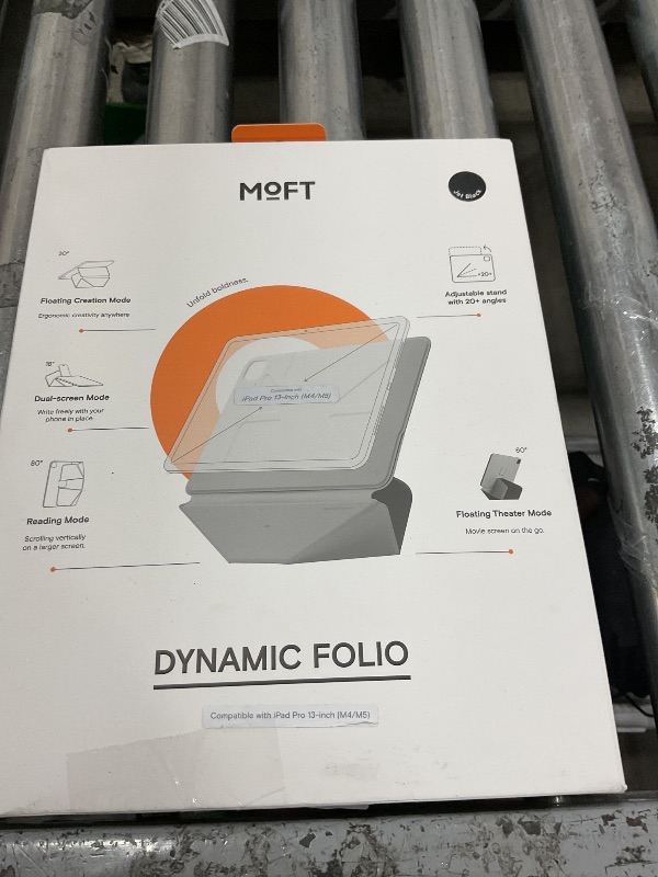 Photo 1 of MOFT Dynamic Folio Case for iPad Pro 13-inch(M5 2025/M4 2024), Slim Magnetic Stand Case with 20+ Viewing Angles, Auto Wake/Sleep, Ultra Thin, Jet Black