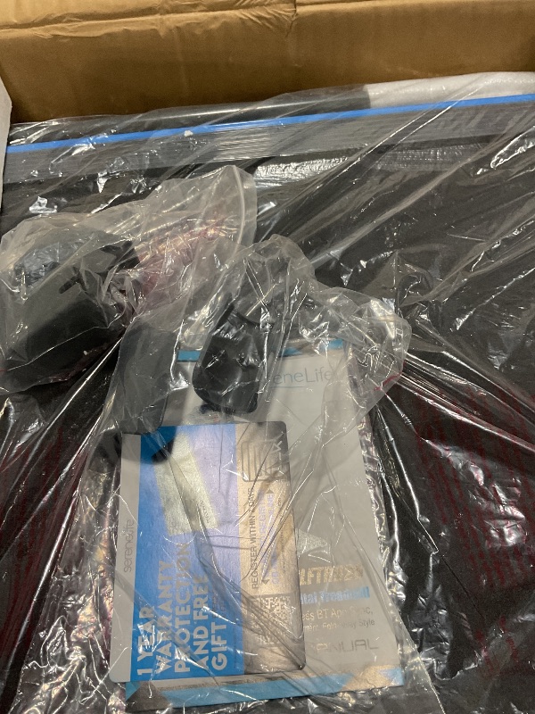 Photo 1 of SereneLife - Electric Folding Treadmill Exercise Machine - Smart Compact Digital Workout Fitness Trainer w/ Bluetooth App Sync, Manual Incline Adjustment, For Walking, Running, Gym