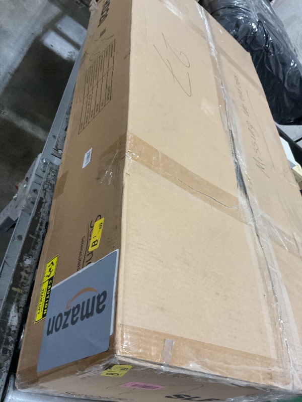 Photo 1 of SereneLife - Electric Folding Treadmill Exercise Machine - Smart Compact Digital Workout Fitness Trainer w/ Bluetooth App Sync, Manual Incline Adjustment, For Walking, Running, Gym