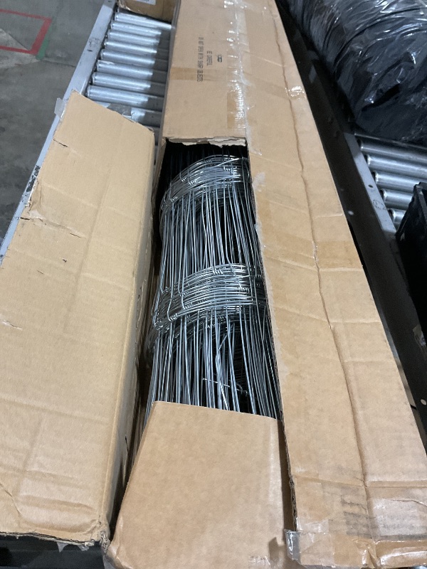 Photo 1 of Cattle Farm Fence, 5x164ft Galvanized Wire Fencing 14GA Heavy Zinc Coating Wire Fencing, for Goat Deer Yard Livestock Animals Protection (5x164ft(14GA))