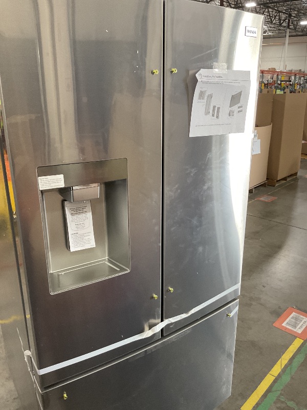 Photo 1 of Winia 31 cu.ft French Door Refrigerator with Ice & Water Dispenser, Energy Star, Stainless Steel (WZBHD31ATE)
