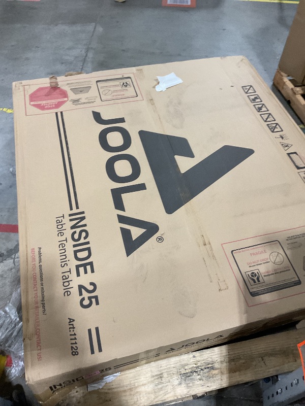 Photo 1 of JOOLA Inside 25mm Table Tennis Table with Net Set - Features 10-Min Assembly, Playback Mode, Compact Storage