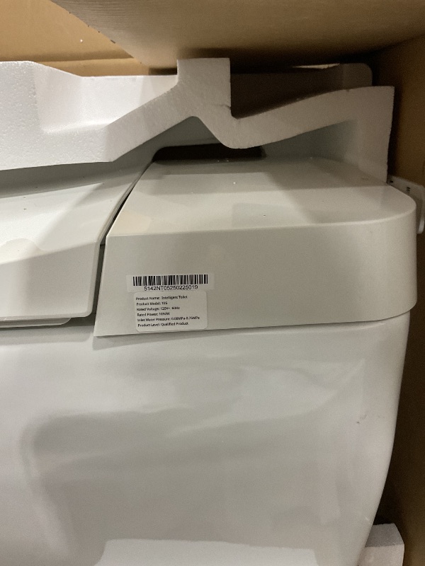 Photo 1 of Artistic Smart Toilet, Bidet Toilet with Powerful Flush, Auto Open/Close Lid, Instant Warm Water, Elongated Heated Seat, Dryer, Night Light, Deodorization