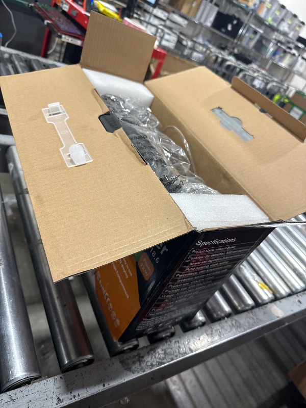 Photo 1 of Vacuum Sealer Machine, Updated Powerful 95KPa Commercial Food Saver with Double Seal for 2X Strength, Built-in Cutter, Bags Storage & Easy-Lock Handle, Includes Free Bags (1 Roll + 10 Pre-cut) Black