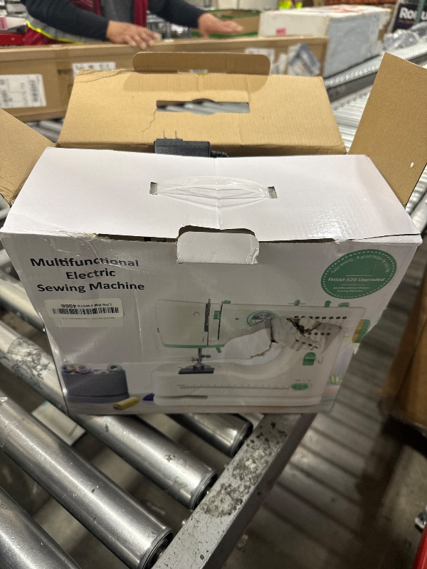 Photo 1 of Sewing Machine for Beginners,16 Strings of Weaving Dreams,Double Needle Sewing Machine for Adults,Adjustable Sewing Speed,Suitable for Daily Sewing at Home