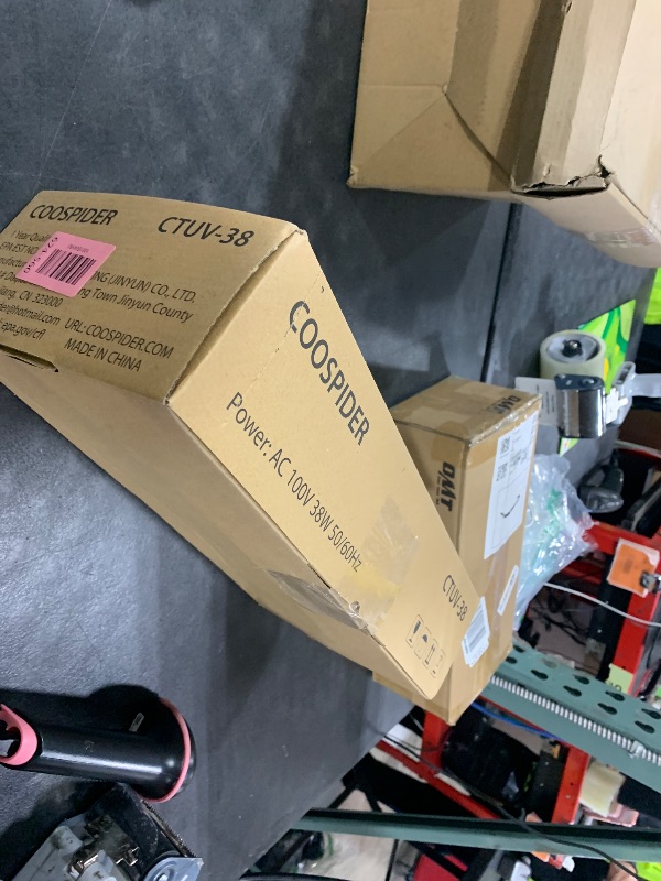 Photo 1 of 38W UV Light Sanitizer, Ultraviolet Lamp with Remote Control for Home, Office School, Hotel.99.99% UVC Cleaning Portable Lamp,3-Gear Timer 15/30/60 Minutes 110V Ozone Free