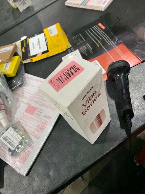 Photo 1 of Aquasonic Vibe Series Ultra-Whitening Toothbrush – ADA Accepted Electric Toothbrush - 8 Brush Heads & Travel Case – 40,000 VPM Motor & Wireless Charging - 4 Modes w Smart Timer – Satin Rose Gold