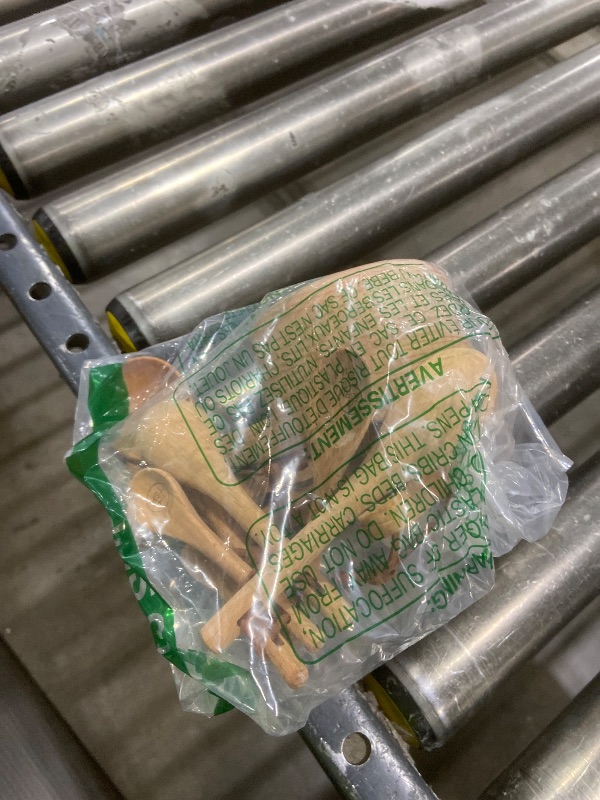 Photo 1 of 10 Piece Measuring Cups and Measuring Spoons Set, Handcrafted Wood Measuring Cups with Tablespoon Teaspoon Measuring spoons for Dry Ingredients, Natural Wooden Measuring Set for Cooking Baking