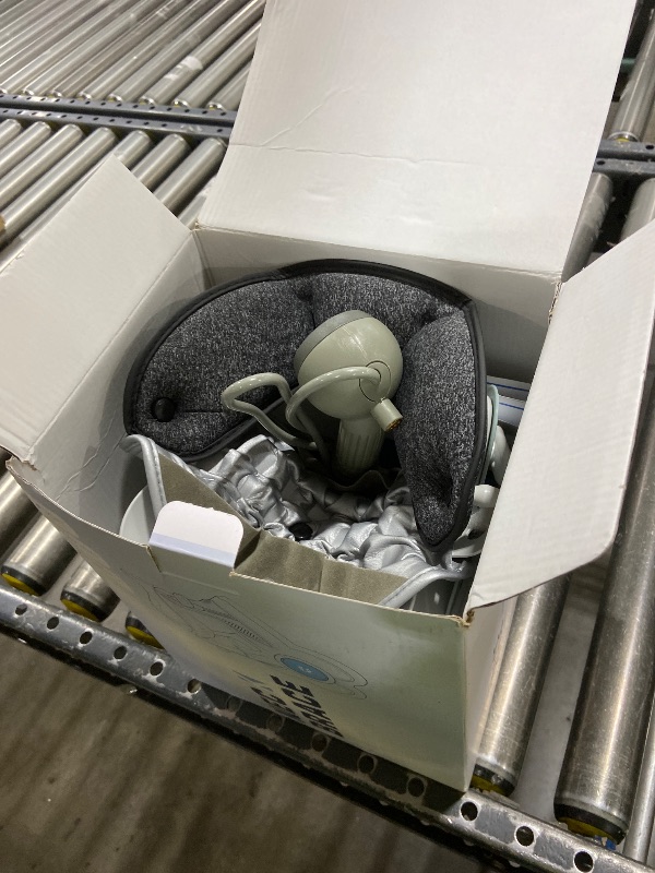 Photo 1 of Cervical Traction Device, Air Pump with 3 Power Traction, Built-in 8 Airbag, Neck Stretcher for Decompression and Tension Relief