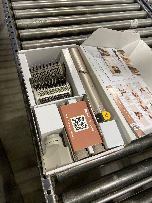 Photo 1 of Shark HD430 FlexStyle Air Styling & Drying System, Powerful Hair Dryer Brush & Multi-Styler with Auto-Wrap Curlers, Paddle Brush, Oval Brush, Concentrator Attachment, Stone