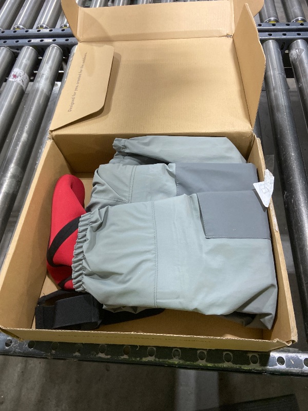 Photo 1 of FROGG TOGGS Youth Hellbender PRO Stockingfoot Waterproof Fishing Chest Wader for Fishing, Gray, Large