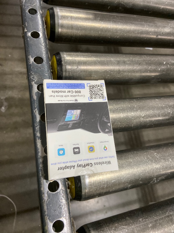 Photo 1 of Wireless CarPlay Adapter for Apple iPhone, Convert Wired CarPlay to Wireless, Mini Size with USB-A to USB-C Adapter, Stable Control & No Delay Latency, White