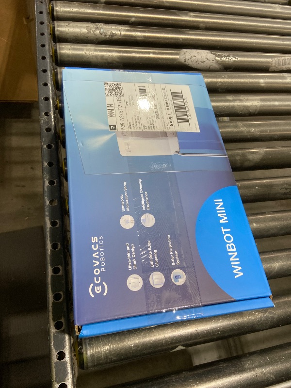 Photo 1 of ECOVACS WINBOT Mini Window Cleaning Robot - Compact Design, Dual Nozzles with Ultrasonic Spray, 9-Stage Protection System, Intelligent Path Planning, 3 Cleaning Modes, Anti-Slipping System