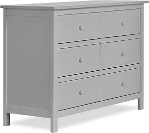 Photo 1 of IDEALHOUSE Grey 6 Drawer Dresser