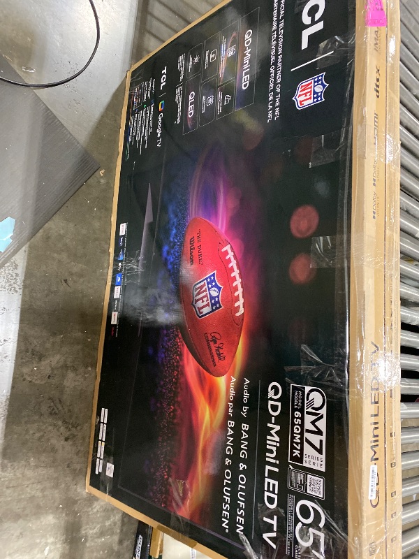 Photo 1 of TCL 65 Inch Class QM7K Series | Mini LED QLED 4K HDR | 65QM7K, 2025 Model | 120HZ-144HZ Anti Reflective Screen Smart Google TV Dolby Atmos Onkyo Audio | Voice Remote Alexa Gaming Streaming Television