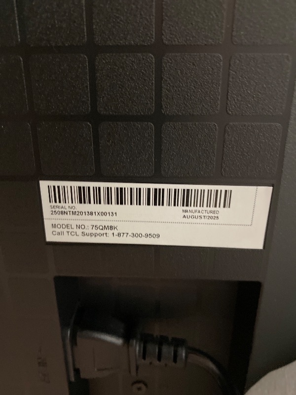 Photo 1 of TCL 75 Inch Class QM8K Series | Mini LED QLED 4K HDR | 75QM8K, 2025 Model | 120HZ-144HZ Anti Reflective Wide Angle Screen Smart Google TV Dolby Atmos | Voice Remote Alexa Gaming Streaming Television