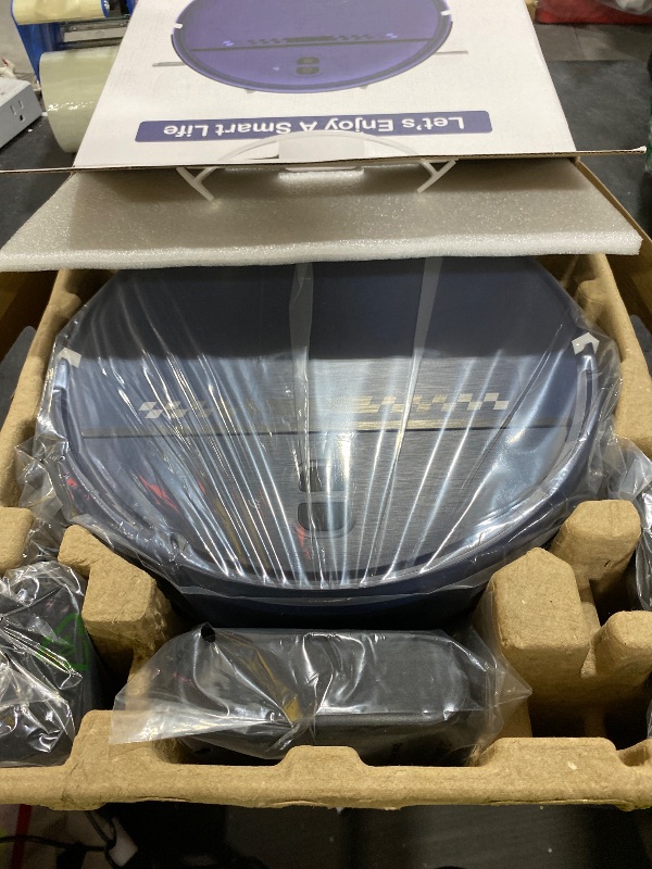 Photo 1 of Robot Vacuum and Mop Combo, 2-in-1 Mopping Robot Vacuum Cleaner with 2300Pa Suction, 2.87'' Slim Design, Wi-Fi/App/Voice Control, 3D Obstacle Avoidance&Self-Charging for Hard Floors, Carpets, Pet Hair