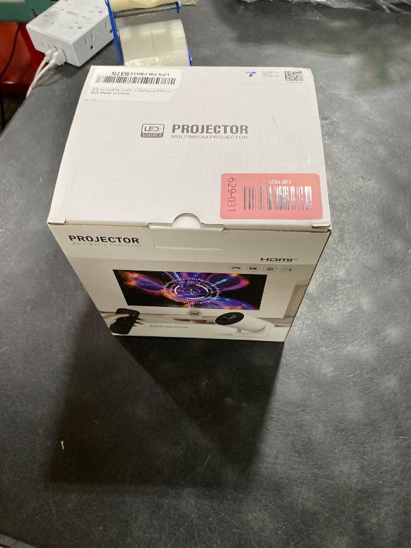 Photo 1 of [Electric Focus]Mini Portable Projector with 4K Support, Bluetooth 5.4 WIFI6, 5watt Sound Base Speaker, 260 ANSI, Android 11, 210° Rotation , Auto Keystone Correction Video Projector HY300 PLUS