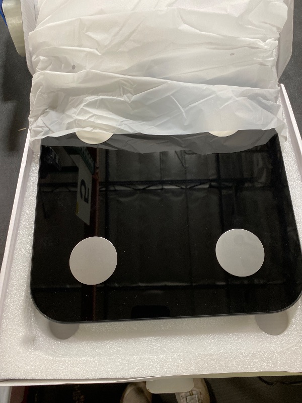 Photo 1 of The Body Pod Scale: 8-Electrode Health Smart Scale with 40+ Measurements Including Weight, Fat, BMI, Muscle Mass - Full Body Composition, 400 lbs Limit, 4xAAA Batteries Included