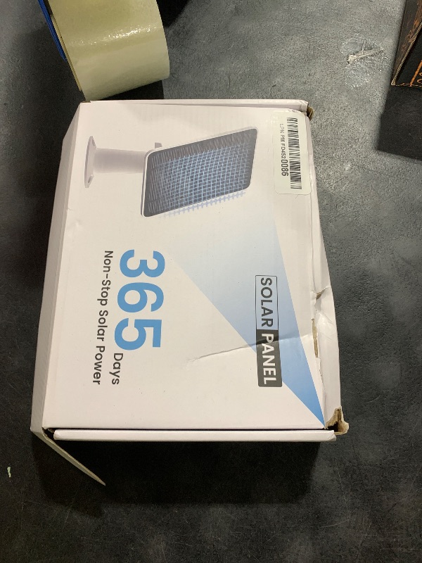 Photo 1 of 6W Solar Panel Charger Compatible with Arlo Ultra/Ultra 2/Pro 3/Pro 4/Pro 3 Floodlight Security Camera, Solar Panels Charging IP65 Weatherproof w/ 9.8ft Charging Cable Adjustable Wall Mount, 2 Pack