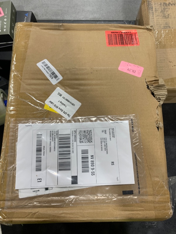 Photo 1 of **PARTIAL SET**HapiRm Rolling Kitchen Microwave Cart - 4 Tier Microwave Table Stand with Pull-Out Baskets, Coffee Bar Baker's Rack with Wheels Rolling Storage Cart Organizer Shelf for Living Room Office, Balcony